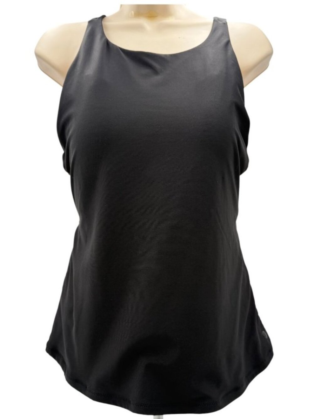 Calia Black Cutout Racerback Active Tank Top